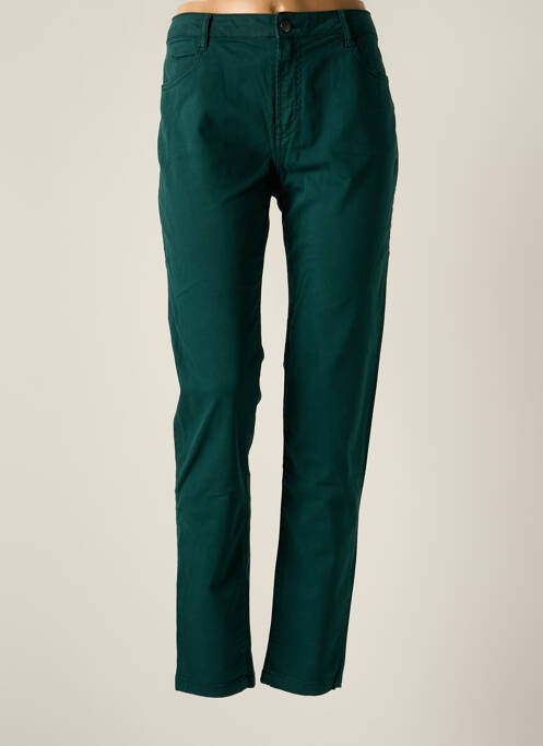 Pantalon slim verde THALASSA femeie