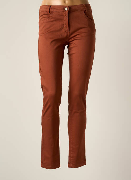 Pantalon slim maro THALASSA femeie