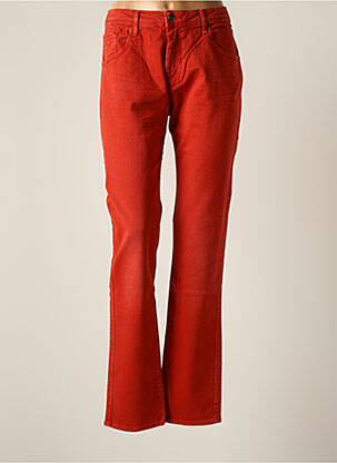 Blugi cu croială dreaptă elasticitate mărime normală portocaliu LE PETIT BAIGNEUR femme