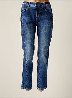 Blugi cu croială slim albastru STREET ONE femeie