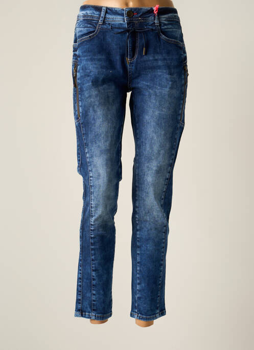 Blugi cu croială slim albastru STREET ONE femeie