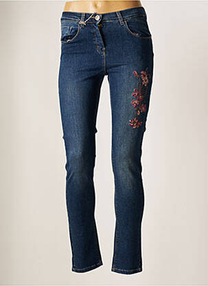 Blugi skinny albastru EAST DRIVE femeie