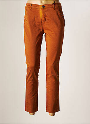 Pantalon 7/8 elasticitate mărime normală portocalie DEELUXE femeie