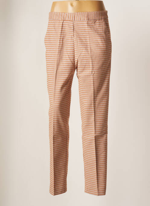 Pantalon drept maro GRACE & MILA femeie