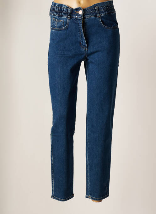 Blugi cu croială slim albastru EAST DRIVE femeie