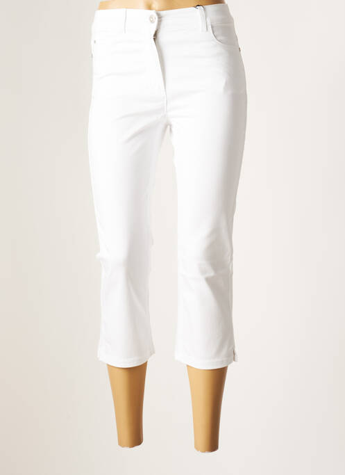 Pantalon trei sferturi alb OLSEN femeie