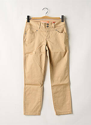 Pantalon slim bej STREET ONE femeie