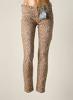 Pantalon slim talie joasă talie joasă maro STREET ONE femeie