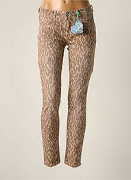 Pantalon slim talie joasă talie joasă maro STREET ONE femeie