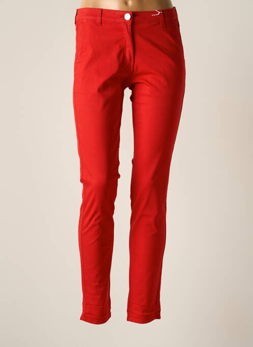 Pantalon chino roșu EAST DRIVE femeie