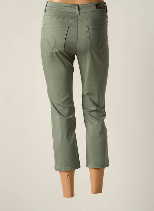 Pantalon trei sferturi verde OLSEN femeie