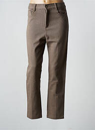Pantalon slim elasticitate talie înaltă maro GRACE & MILA femeie