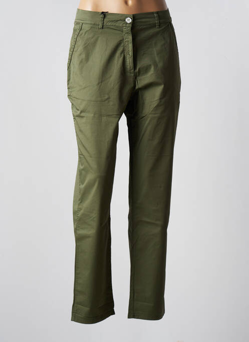 Pantalon drept verde EAST DRIVE femeie