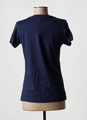 Tricou croială dreaptă mâneci scurte albastru FILA femeie