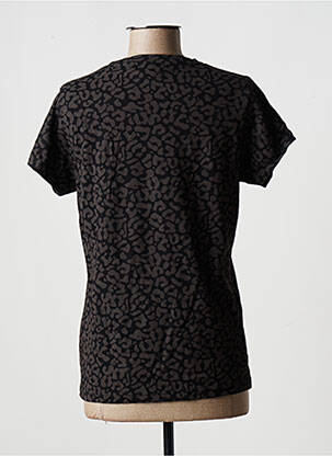 Tricou croială dreaptă mâneci scurte negru FILA femeie