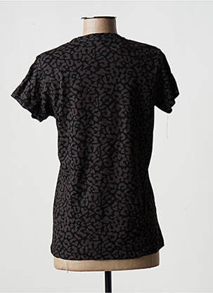 Tricou croială dreaptă mâneci scurte negru FILA femeie