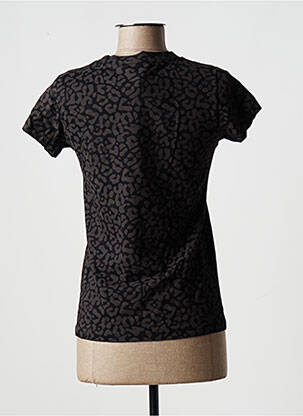 Tricou croială dreaptă mâneci scurte negru FILA femeie