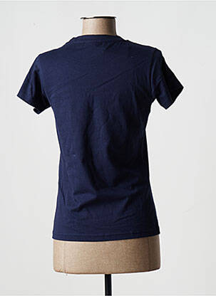 Tricou croială dreaptă mâneci scurte albastru FILA femeie