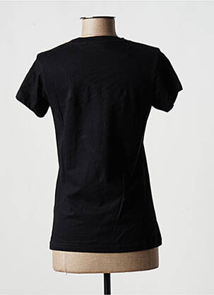 Tricou croială dreaptă mâneci scurte negru FILA femeie