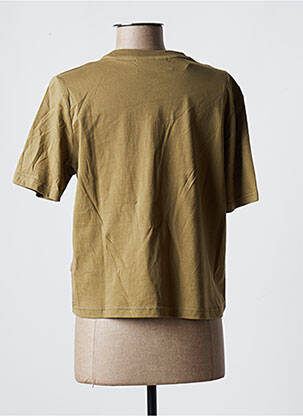Tricou serigrafie mâneci scurte verde FILA femeie