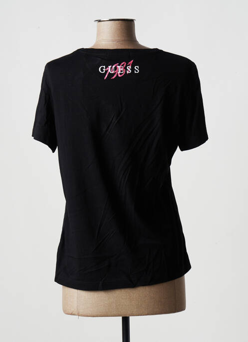 Top negru GUESS femeie