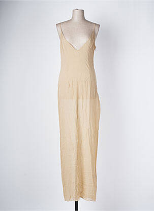 Rochie lungă bej AZZARO femeie