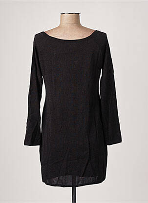 Rochie pulover croială dreaptă mâneci lungi negru AZZARO femeie