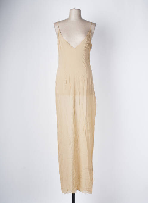 Rochie lungă bej AZZARO femeie