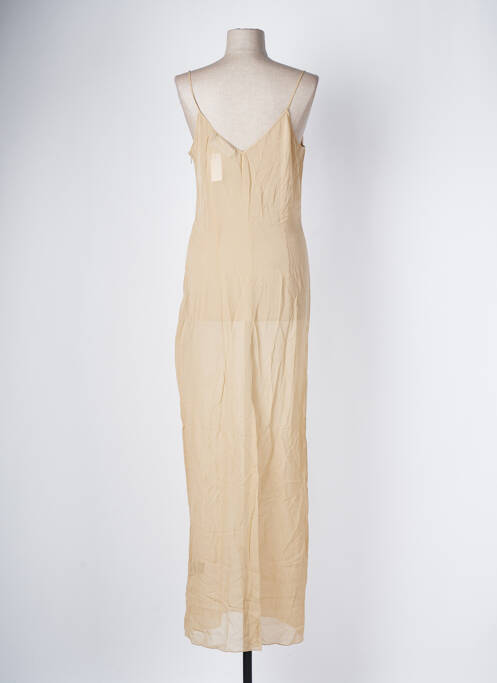 Rochie lungă bej AZZARO femeie