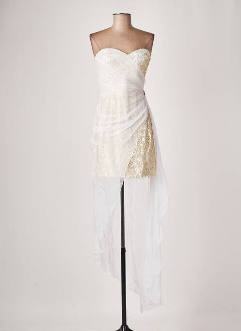 Rochie scurtă bej AZZARO femeie