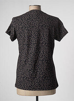 Tricou croială dreaptă mâneci scurte negru FILA femeie