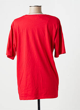 Tricou croială dreaptă mâneci scurte roșu FILA femeie