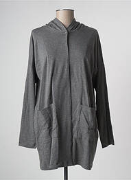 Jachete casual guler rotund gri PRINCESSE TAM-TAM femeie