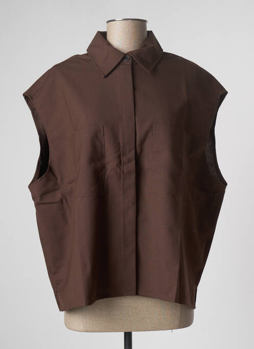 Cămașă maro JJXX femeie