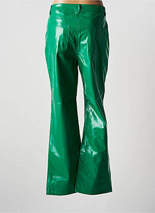 Pantalon drept talie înaltă talie înaltă verde JJXX femeie