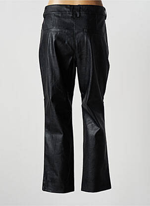 Pantalon chino închidere cu fermoar sub clapetă cu cârlig talie înaltă negru JJXX femeie