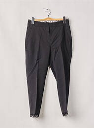 Pantalon 7/8 închidere cu fermoar sub clapetă cu cârlig mărime normală negru THE KOOPLES femme