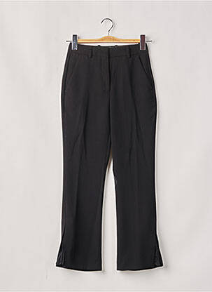 Pantalon drept talie cu cleme talie înaltă negru THE KOOPLES femeie