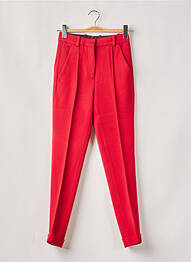 Pantalon slim elasticitate talie înaltă roșu THE KOOPLES femme