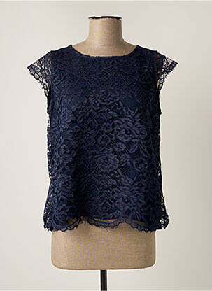 Top albastru ORTO BOTANICO femeie