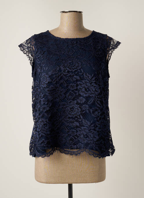 Top albastru ORTO BOTANICO femeie