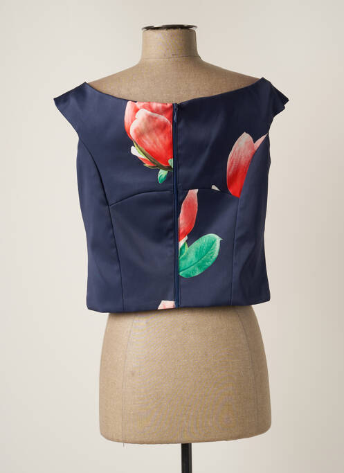 Top mâneci scurte mâneci scurte albastru RINASCIMENTO femme