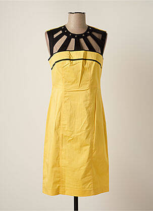 Rochie midi galben SONIA K femeie