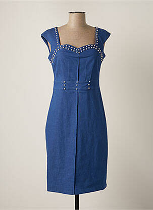 Rochie midi albastru SONIA K femeie