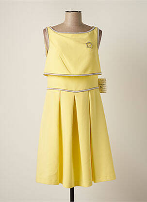 Rochie midi galben SONIA K femeie