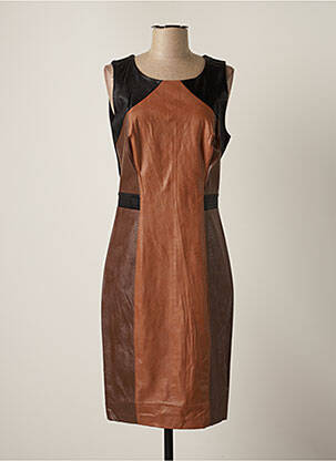 Rochie midi maro RINASCIMENTO femeie