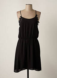 Rochie midi guler rotund bretele subțiri negru BEST MOUNTAIN femeie
