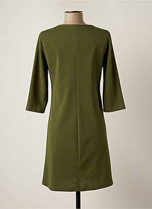 Rochie scurtă mâneci 3/4 mâneci 3/4 verde LADY LOL femeie