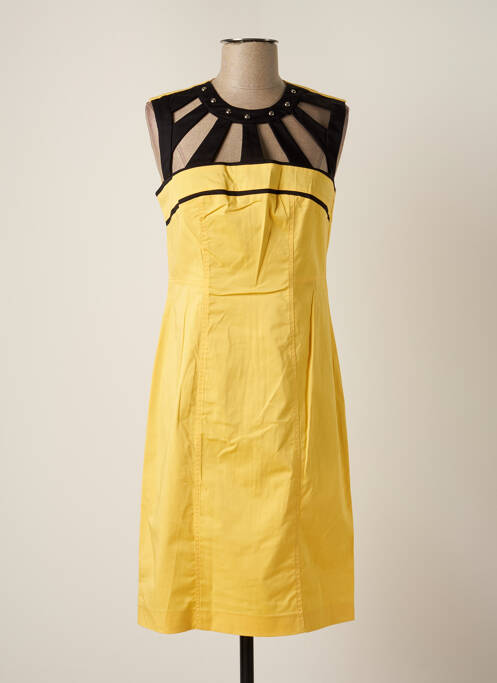 Rochie midi galben SONIA K femeie