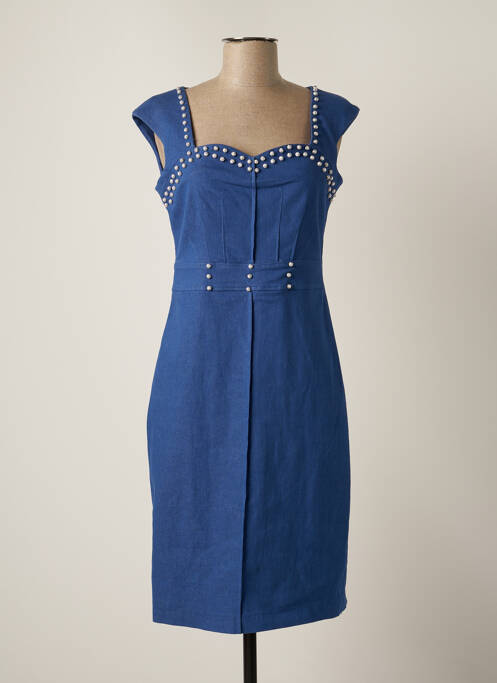 Rochie midi albastru SONIA K femeie